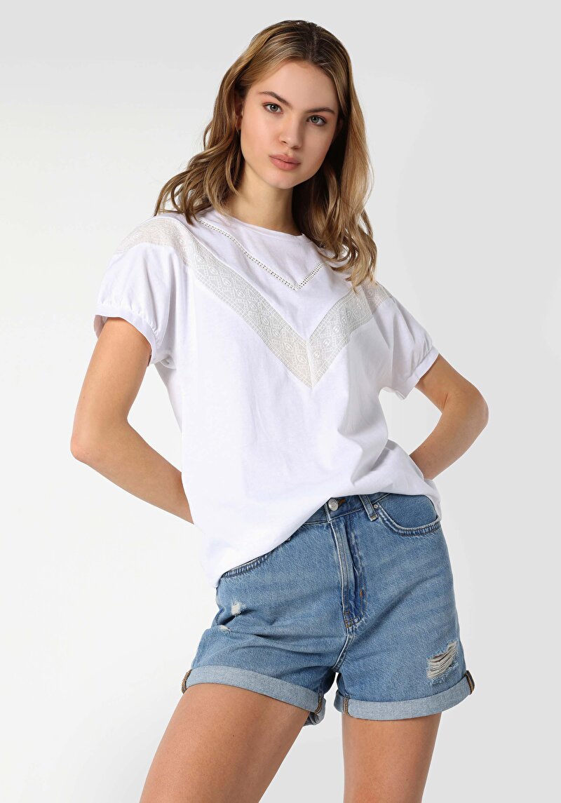 Зображення Футболка З Коротким Рукавом Жіноча Біла  Cl1063298