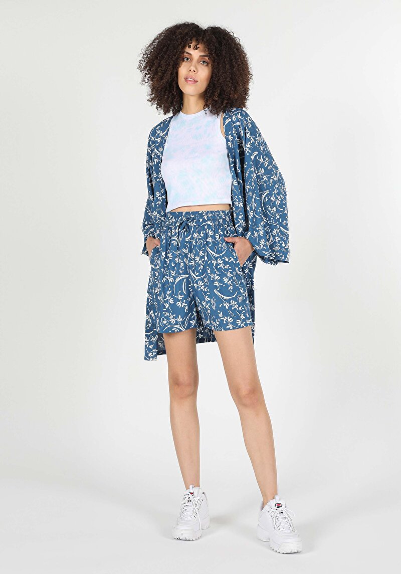 Зображення Сорочка З Довгим Рукавом Жіноча Блакитна  Cl1059487