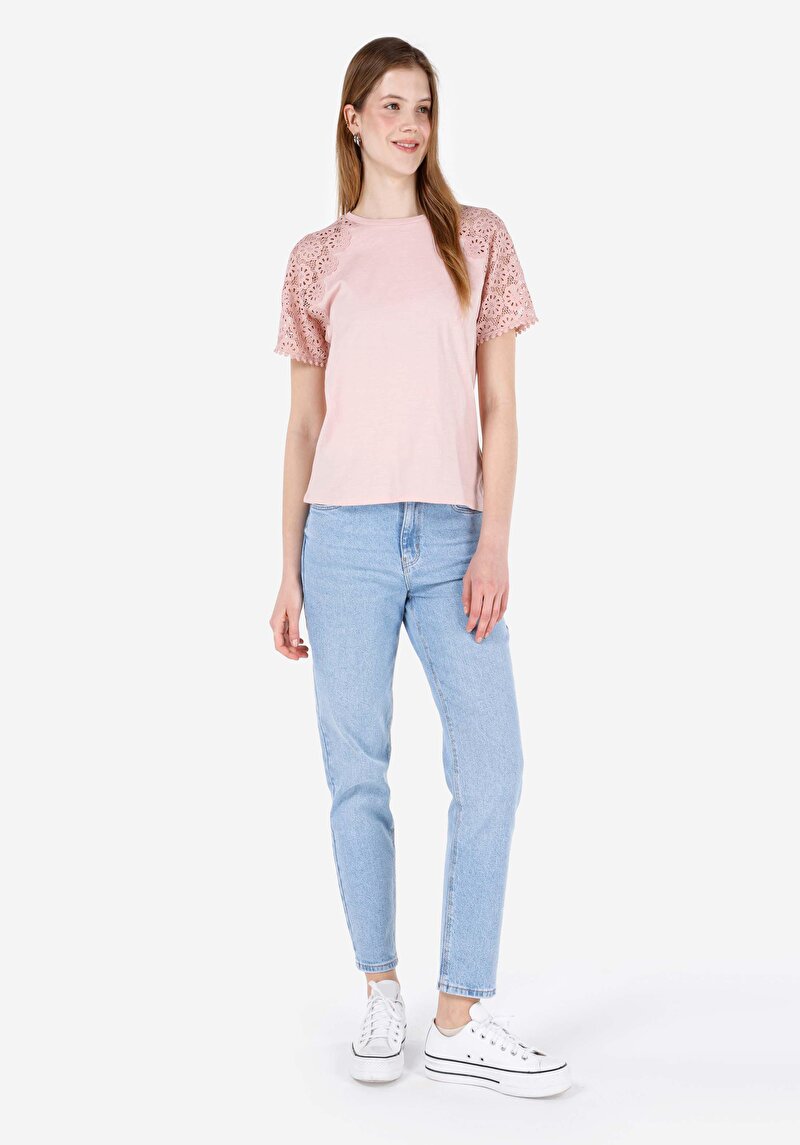 Показати інформацію про Футболка З Коротким Рукавом Жіноча Рожева  Cl1069167