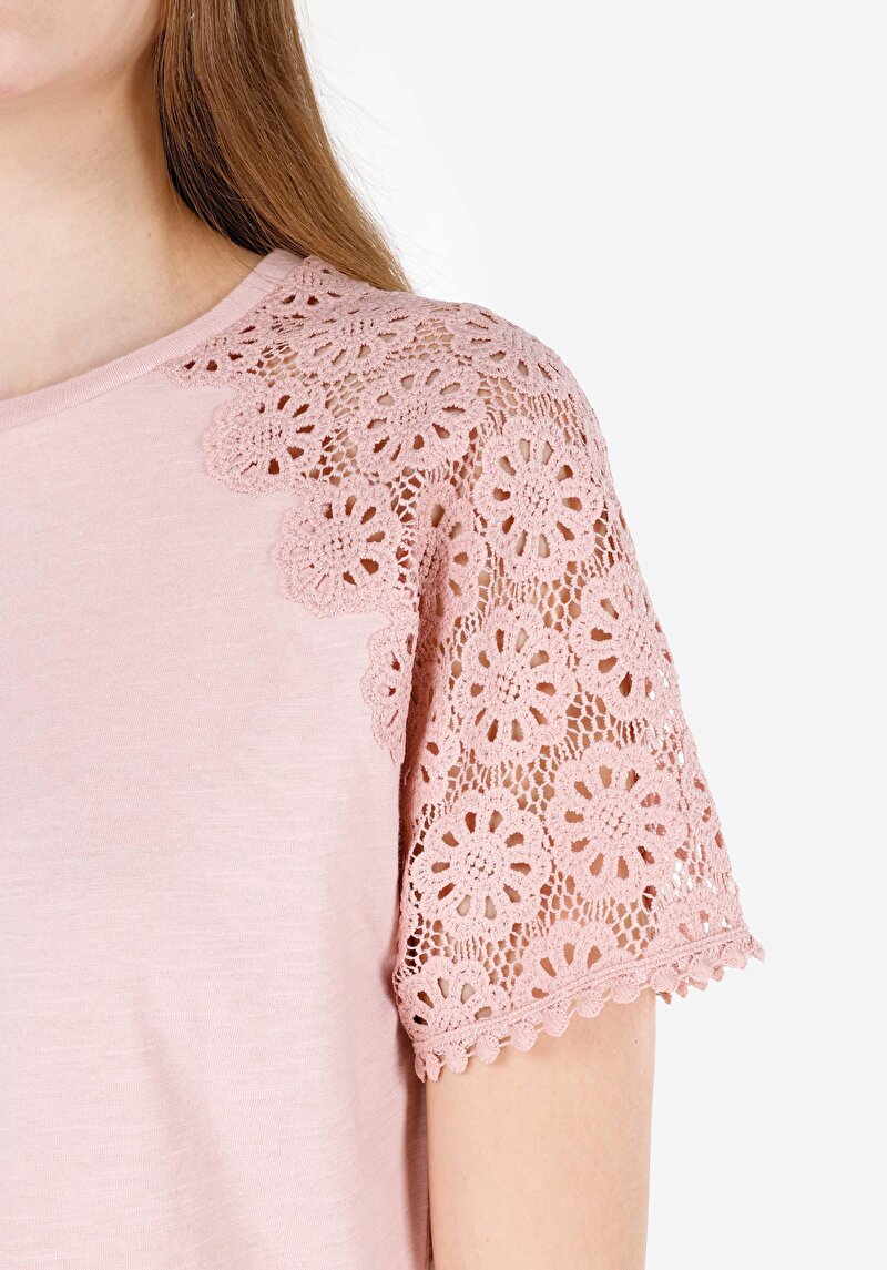 Показати інформацію про Футболка З Коротким Рукавом Жіноча Рожева  Cl1069167