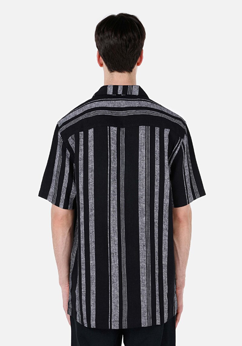 Показати інформацію про Сорочка З Коротким Рукавом Чоловіча Чорна  Cl1069245