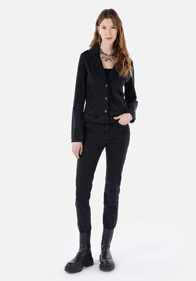 Показати інформацію про 350 Lotte Піджак Жіночий Блакитний  Cl1067249