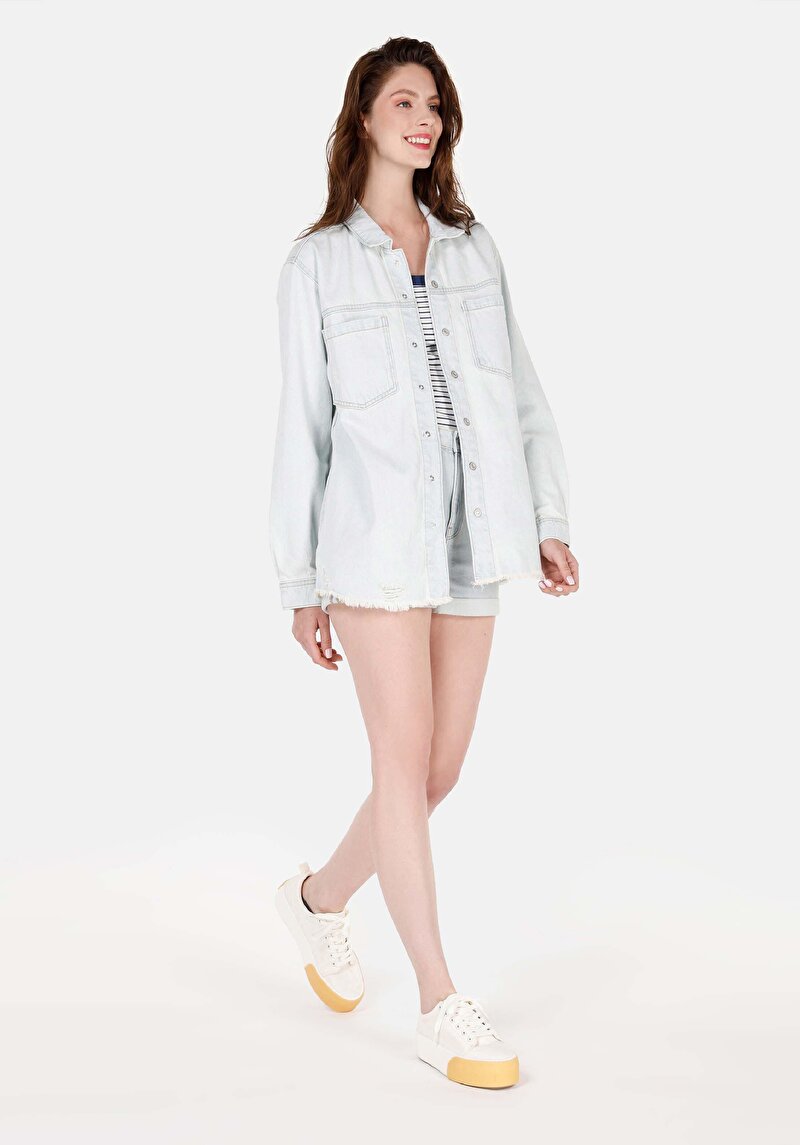 Зображення 480 Bovary Сорочка З Довгим Рукавом Жіноча Блакитна Cl1069601