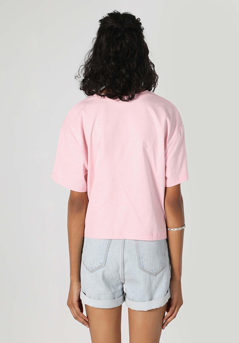 Показати інформацію про Футболка З Коротким Рукавом Жіноча Рожева  Cl1063433