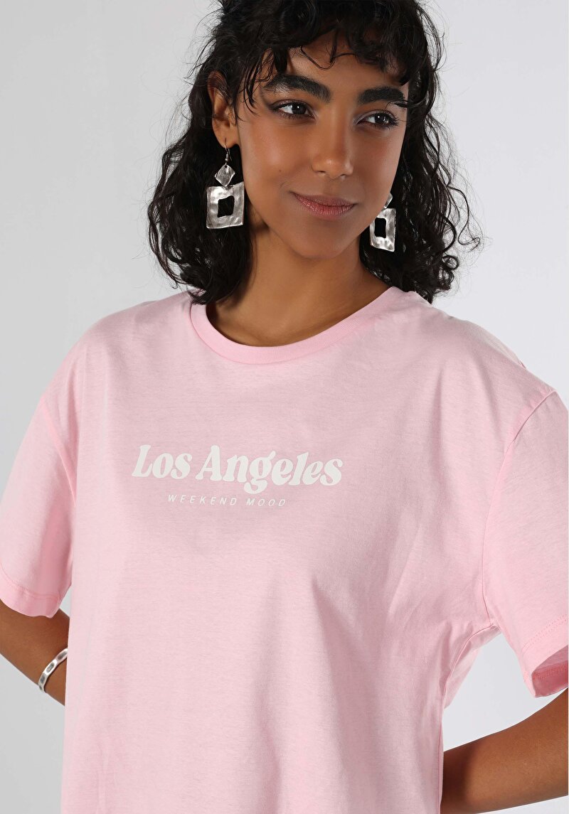 Показати інформацію про Футболка З Коротким Рукавом Жіноча Рожева  Cl1063433