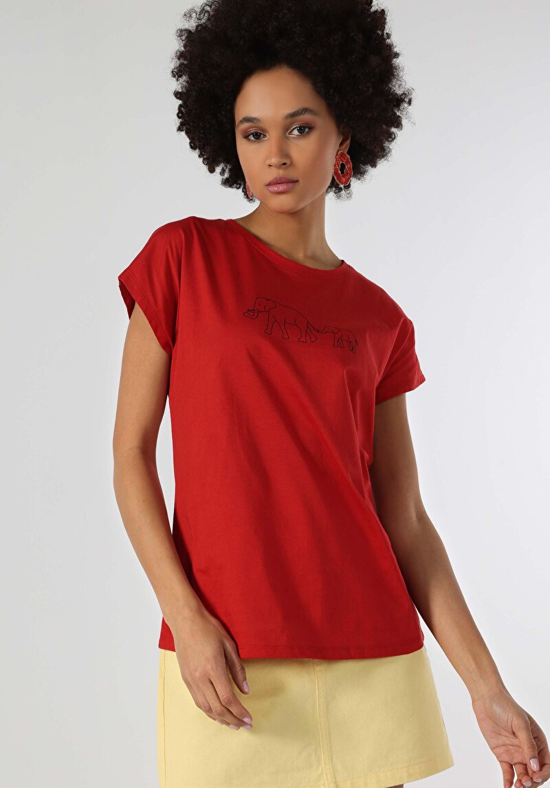 Показати інформацію про Футболка З Коротким Рукавом Жіноча Помаранчева  Cl1063440