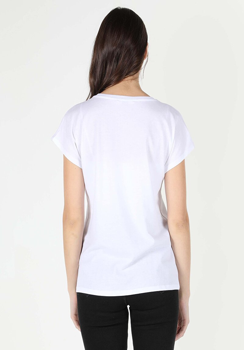 Показати інформацію про Футболка З Коротким Рукавом Жіноча Біла  Cl1063443