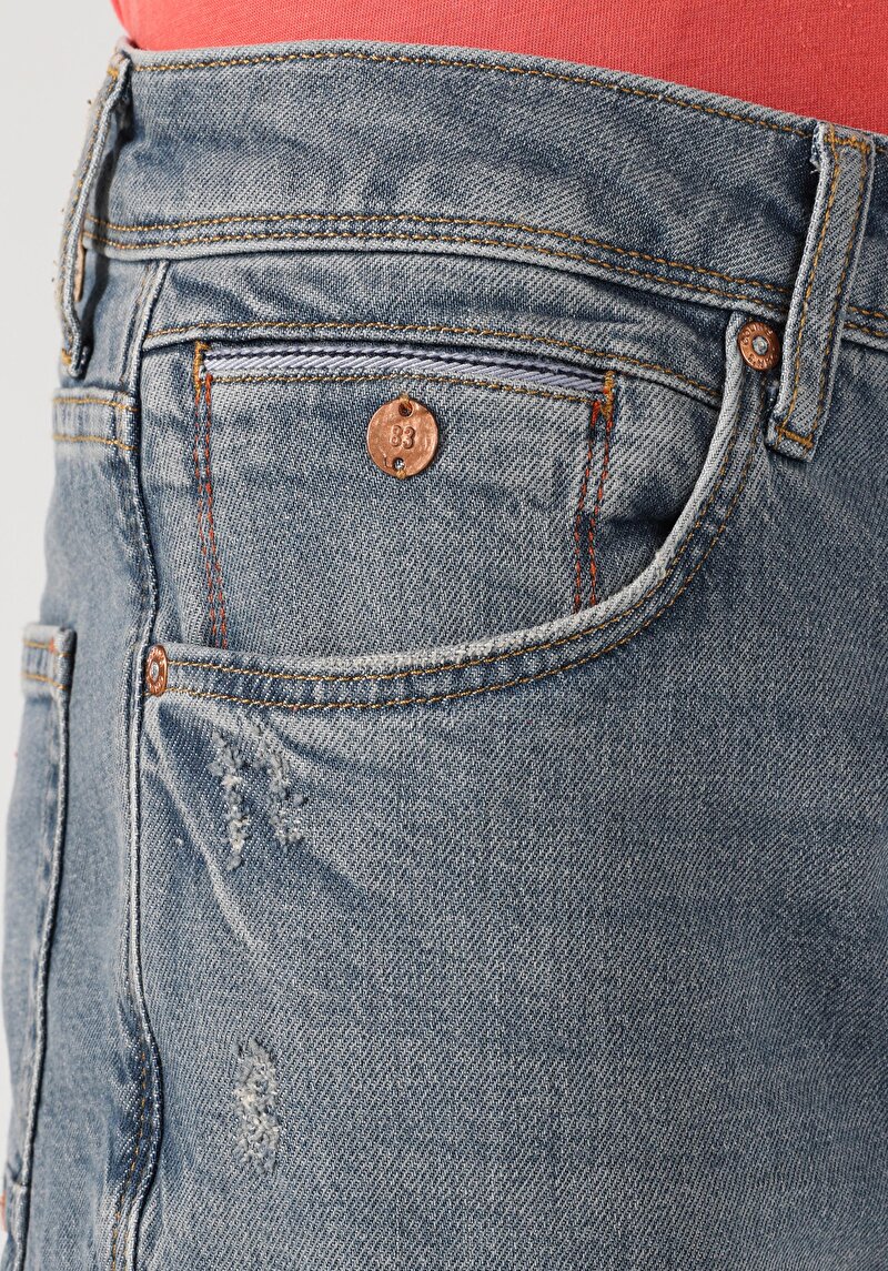 Показати інформацію про 044 Karl Джинси Чоловічі Блакитні Прямого Крою Cl1063500