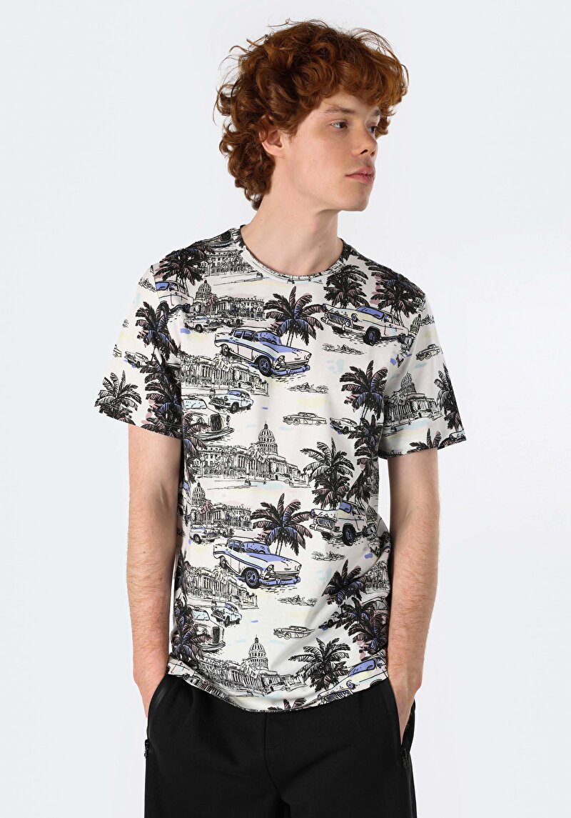 Зображення Футболка З Коротким Рукавом Чоловіча Мультіколор  Cl1063627