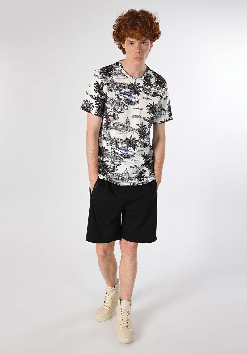 Показати інформацію про Футболка З Коротким Рукавом Чоловіча Мультіколор  Cl1063627