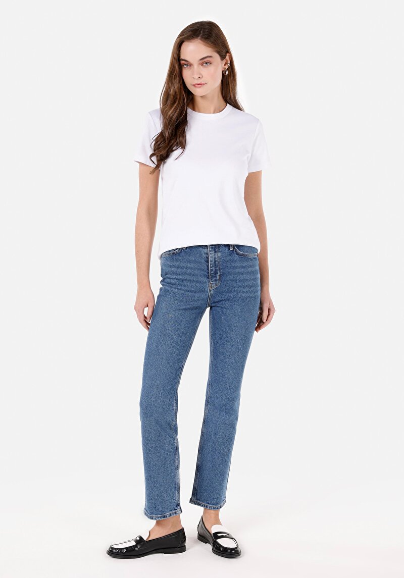 Зображення 792 Mila Джинси Жіночі Блакитні Класичного Крою Cl1071504