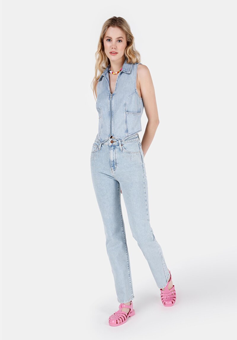 Зображення 771 Emery Джинси Жіночі Блакитні Класичного Крою Cl1071719