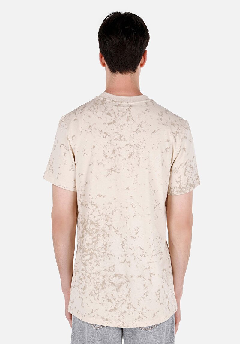 Показати інформацію про Футболка З Коротким Рукавом Чоловіча Бежева  Cl1071783