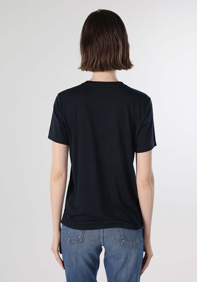 Показати інформацію про Футболка З Коротким Рукавом Жіноча Синя  Cl1063807