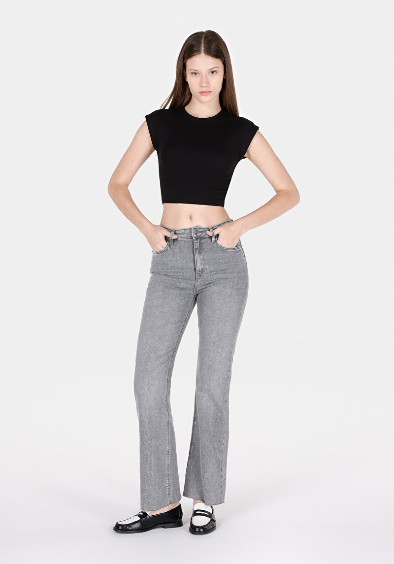 Зображення 791 Monica Джинси Жіночі Сірі Класичного Крою Cl1072255