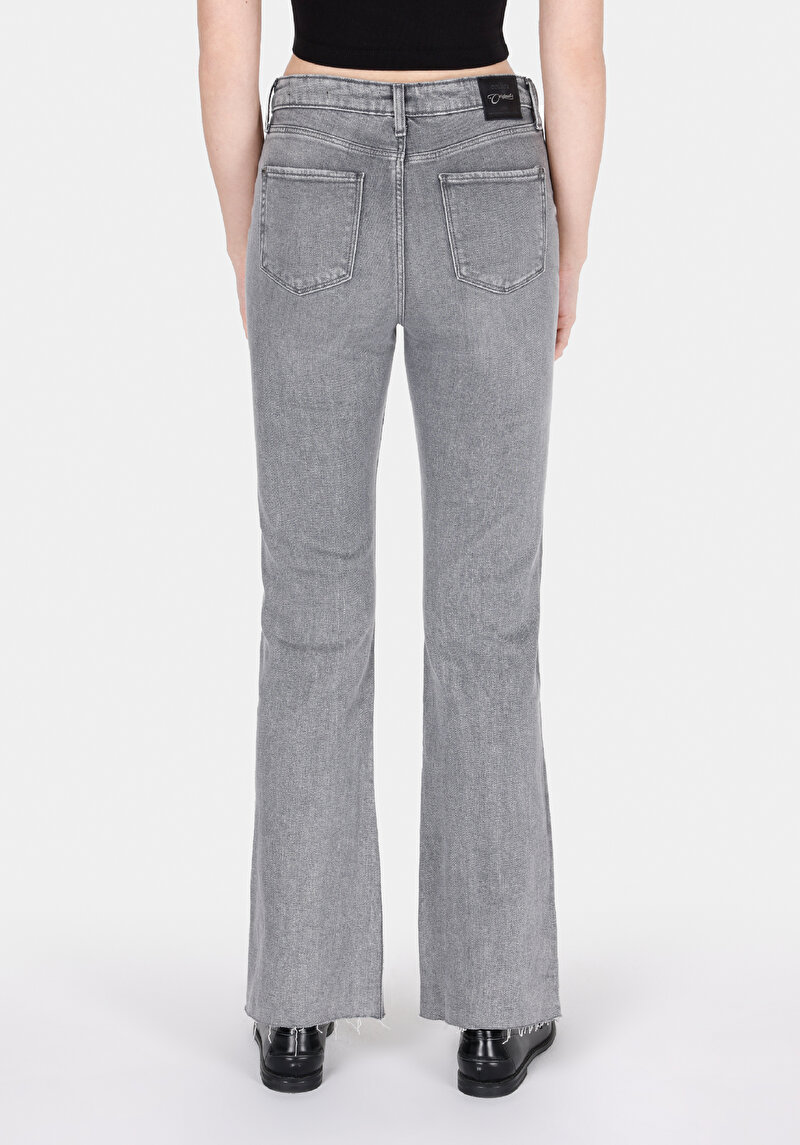 Показати інформацію про 791 Monica Джинси Жіночі Сірі Класичного Крою Cl1072255