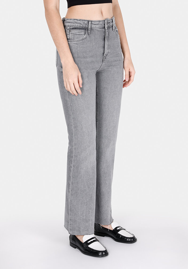 Показати інформацію про 791 Monica Джинси Жіночі Сірі Класичного Крою Cl1072255