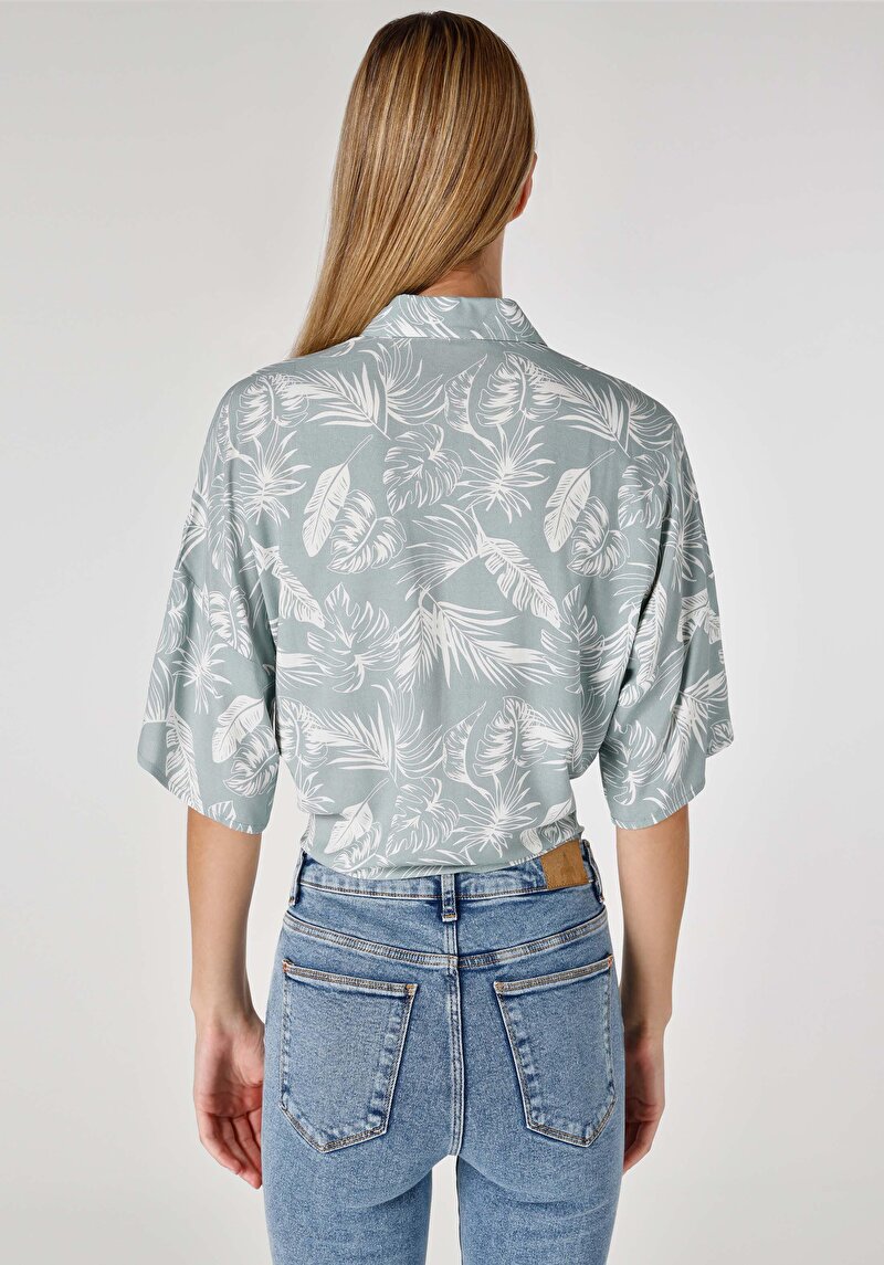 Зображення Сорочка З Коротким Рукавом Жіноча Зелена Cl1063867