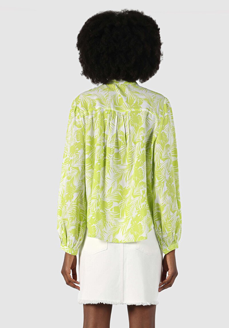 Показати інформацію про Сорочка З Довгим Рукавом Жіноча Зелена  Cl1063887