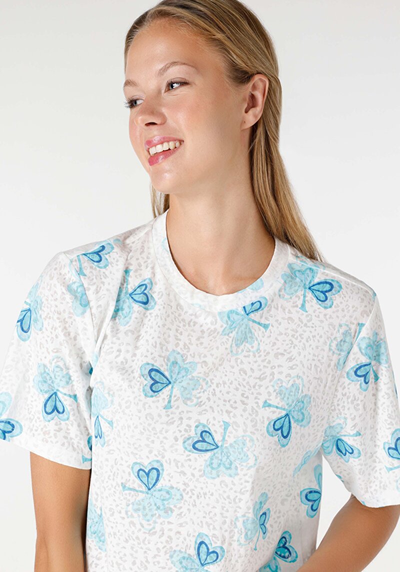 Показати інформацію про Футболка З Коротким Рукавом Жіноча Біла  Cl1063996