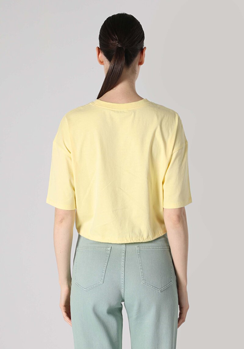 Показати інформацію про Футболка З Коротким Рукавом Жіноча Жовта  Cl1064007