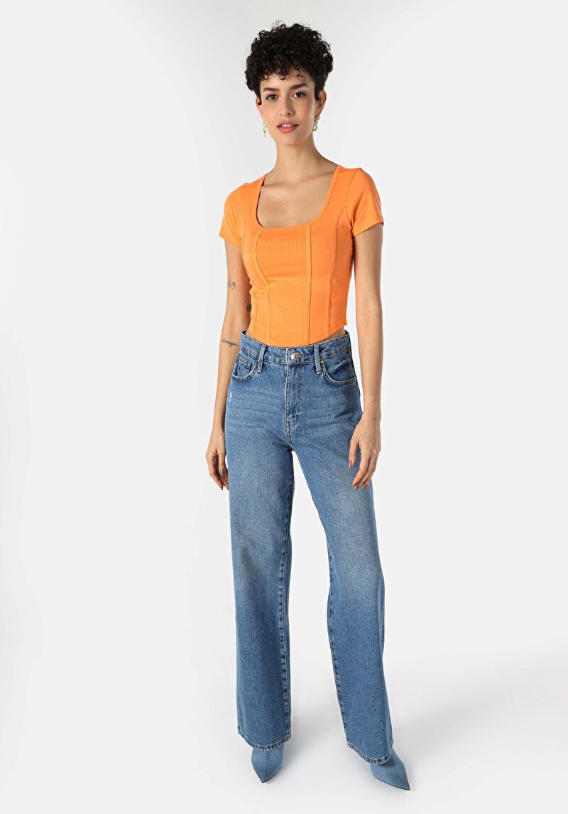 Показати інформацію про Футболка З Коротким Рукавом Жіноча Помаранчева  Cl1064014