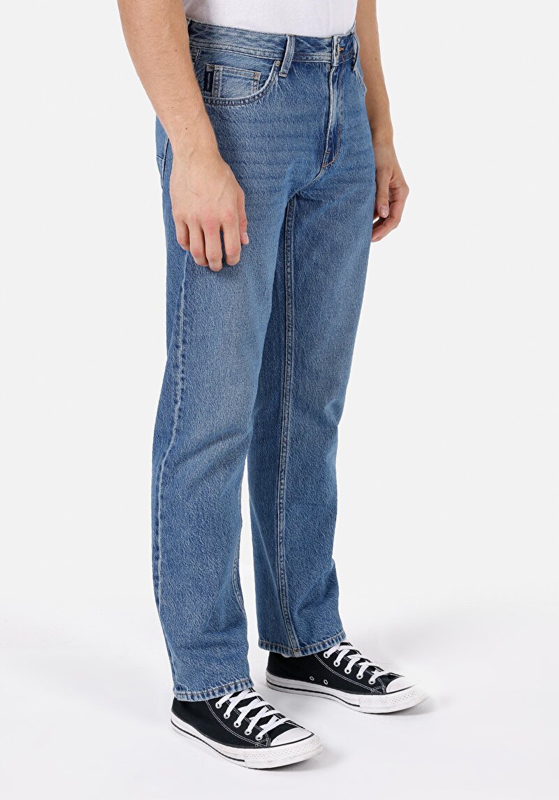 Зображення 045 David Джинси Чоловічі Блакитні Класичного Крою Cl1073037