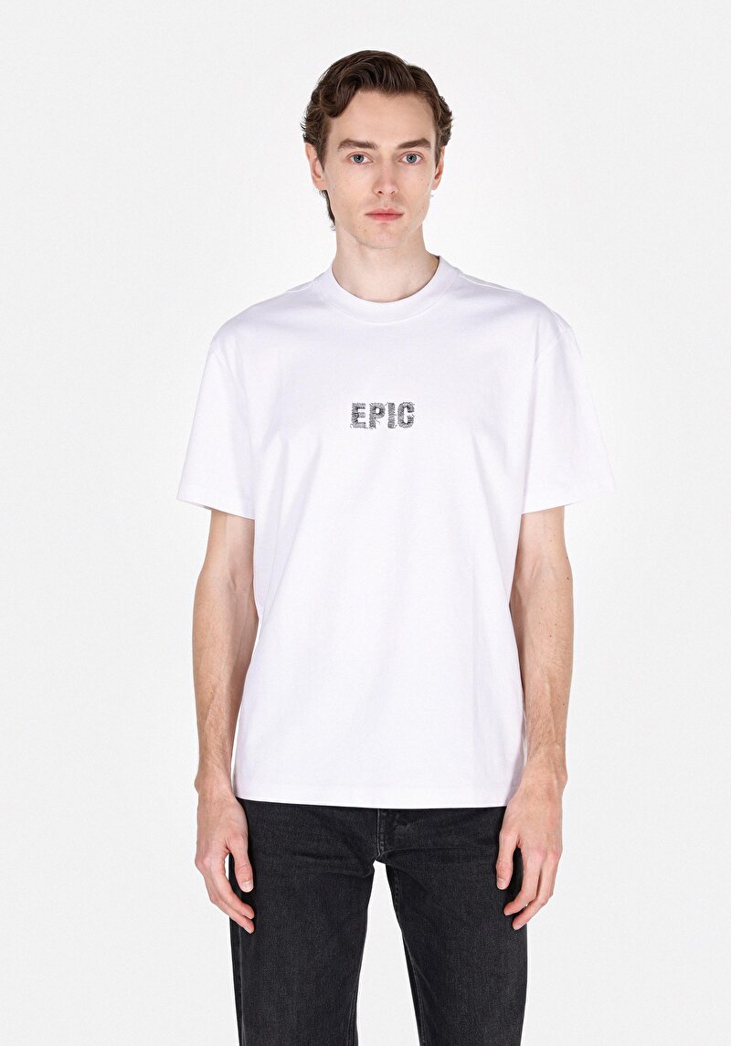 Зображення Футболка З Коротким Рукавом Чоловіча Біла  Cl1073098