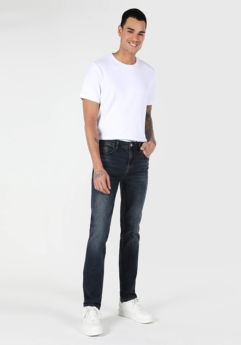Зображення 044 Karl Джинси Чоловічі Чорні Прямого Крою Cl1062408