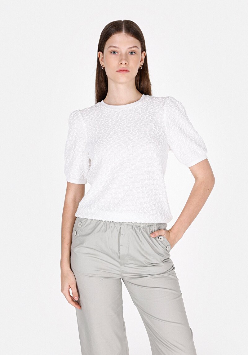 Зображення Футболка З Коротким Рукавом Жіноча Біла  Cl1073202