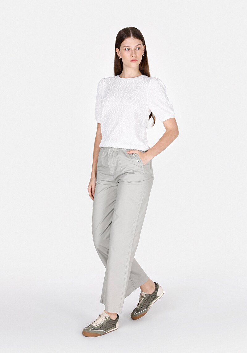 Показати інформацію про Футболка З Коротким Рукавом Жіноча Біла  Cl1073202