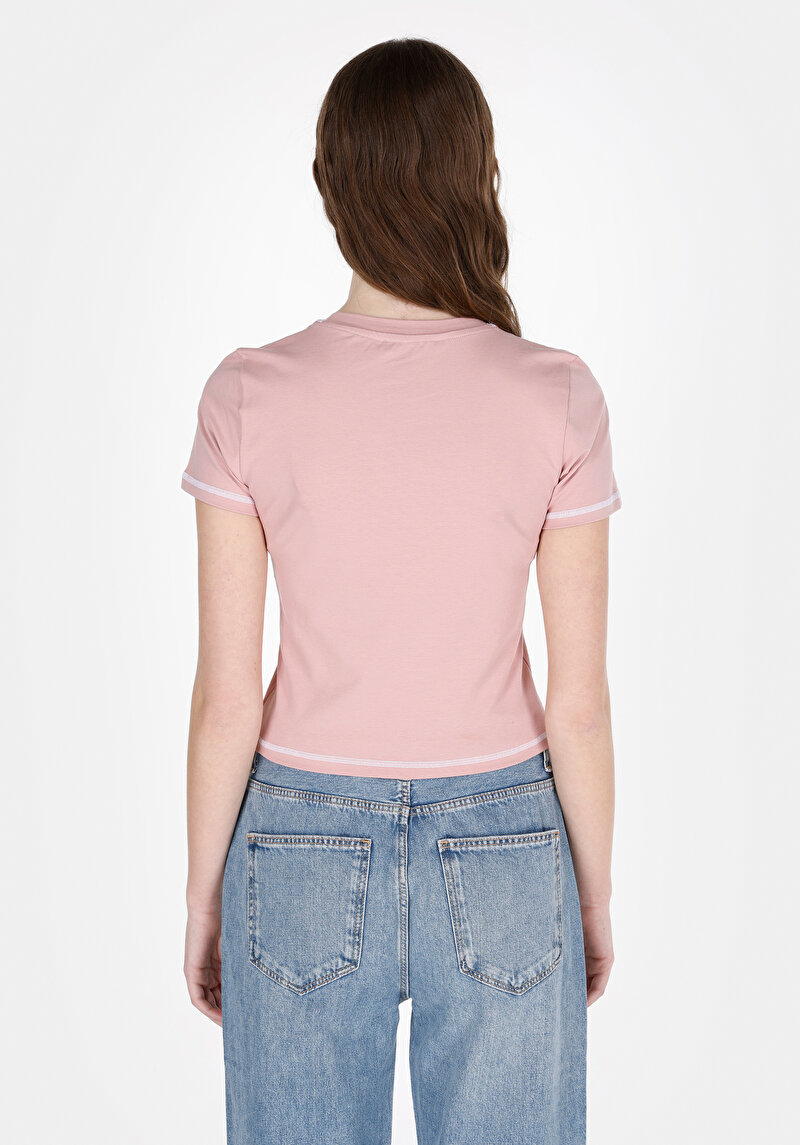 Показати інформацію про Футболка З Коротким Рукавом Жіноча Рожева  Cl1073149