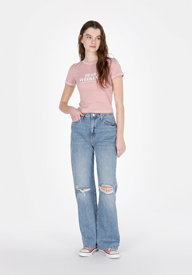 Показати інформацію про Футболка З Коротким Рукавом Жіноча Рожева  Cl1073149