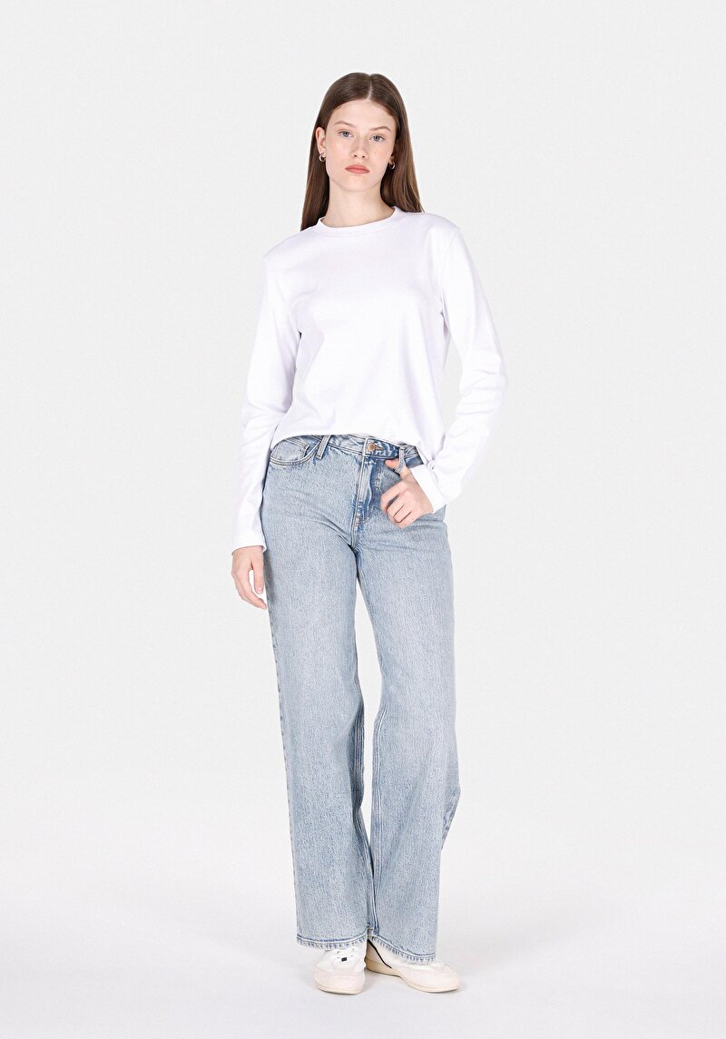 Зображення 970 Berry Джинси Жіночі Блакитні Класичного Крою Cl1073220