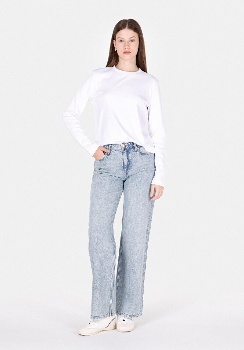 Зображення 970 Berry Джинси Жіночі Блакитні Класичного Крою Cl1073220