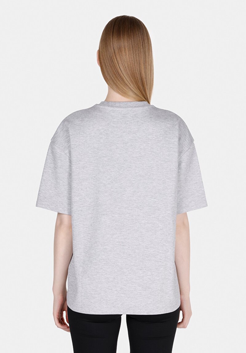 Показати інформацію про Футболка З Коротким Рукавом Жіноча Сіра  Cl1073282