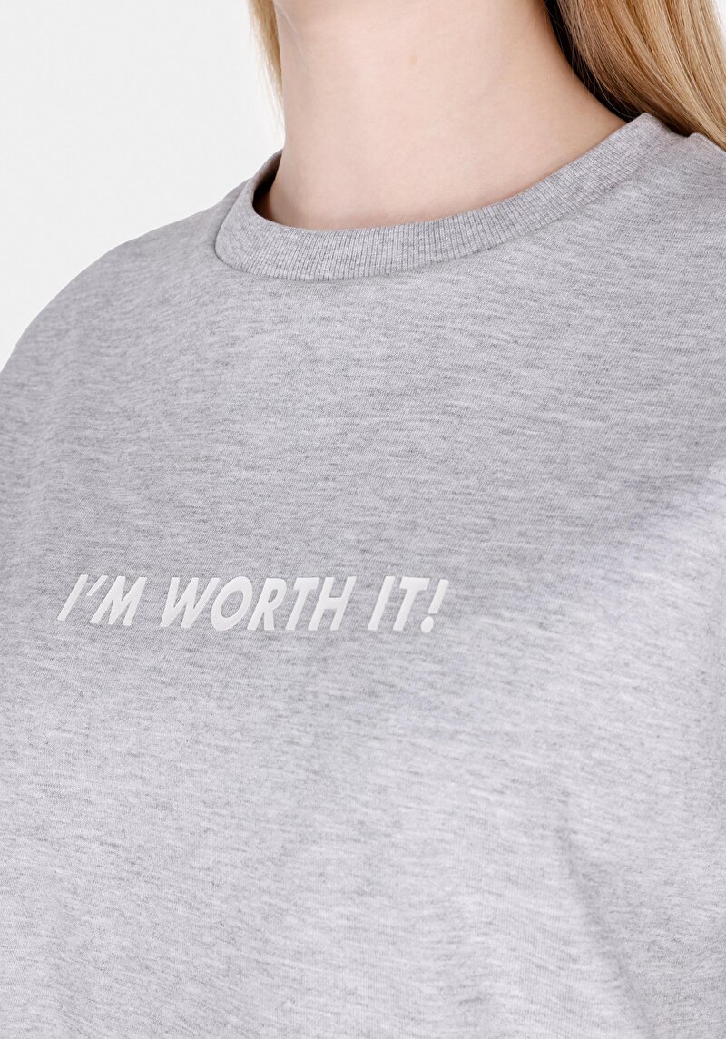 Показати інформацію про Футболка З Коротким Рукавом Жіноча Сіра  Cl1073282