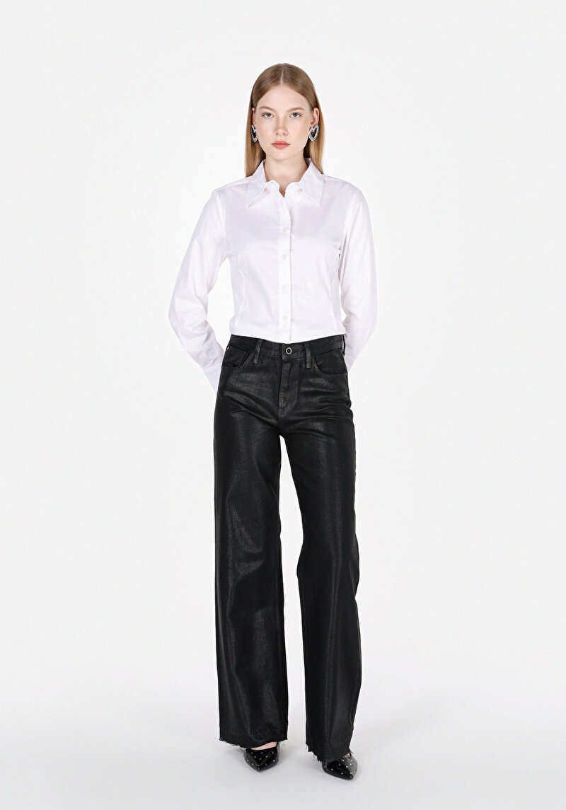 Показати інформацію про Сорочка З Довгим Рукавом Жіноча Біла  Cl1073416