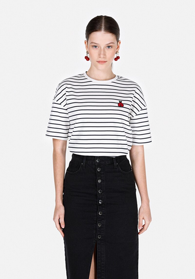 Зображення Футболка З Коротким Рукавом Жіноча Біла  Cl1073456