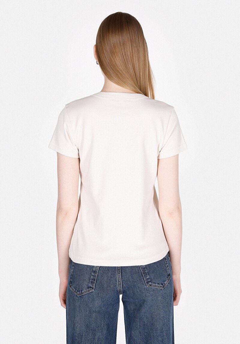 Показати інформацію про Футболка З Коротким Рукавом Жіноча Біла  Cl1073532