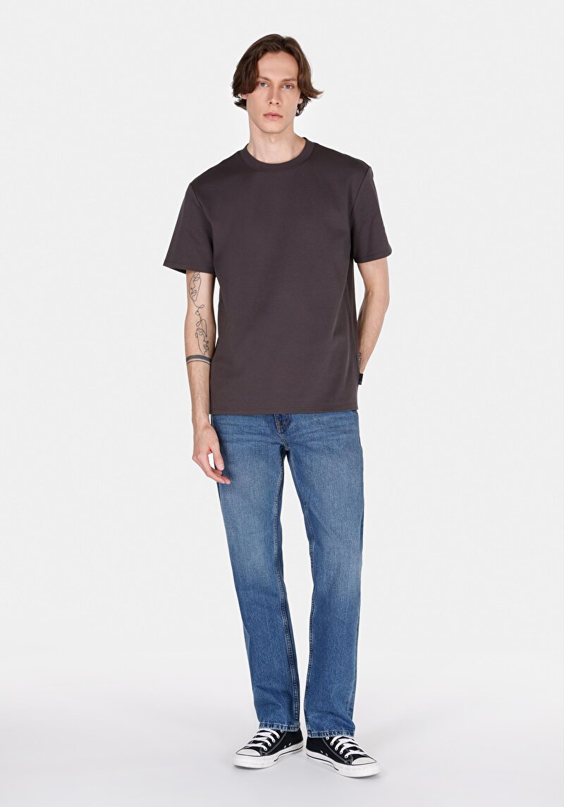 Показати інформацію про Футболка З Коротким Рукавом Чоловіча Коричнева  Cl1073689