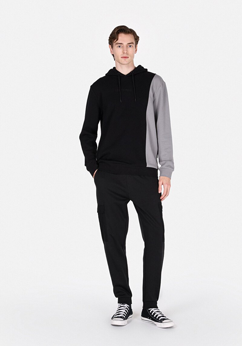 Показати інформацію про Толстовка Чоловіча Чорна  Cl1073732