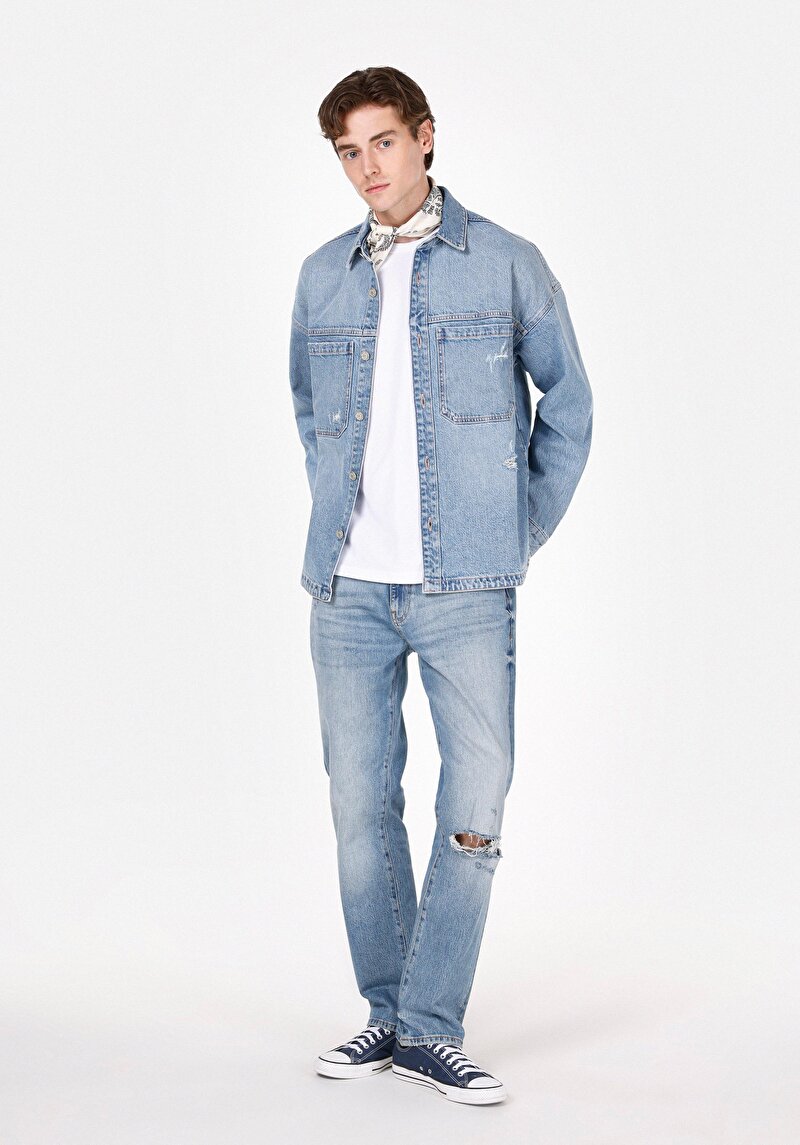 Показати інформацію про 146 Wolf Піджак Чоловічий Блакитний  Cl1073821