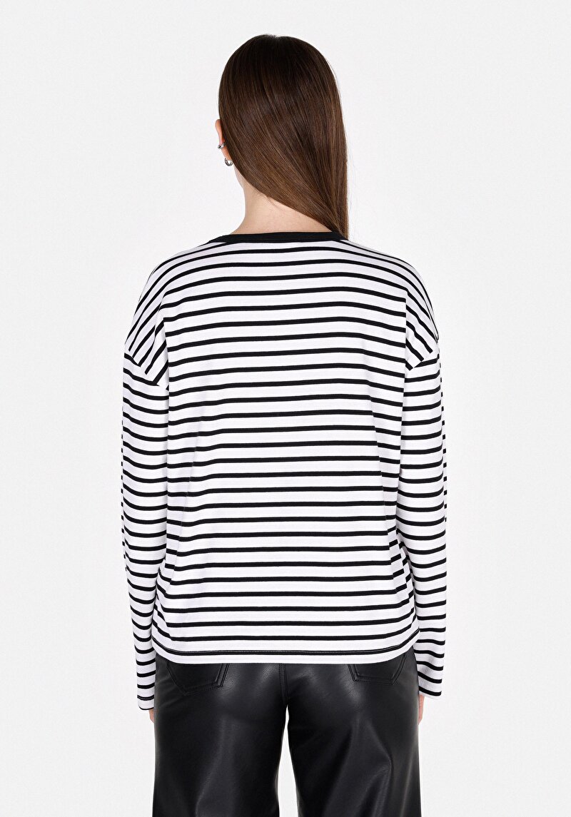 Показати інформацію про Футболка З Довгим Рукавом Жіноча Чорна  Cl1073949