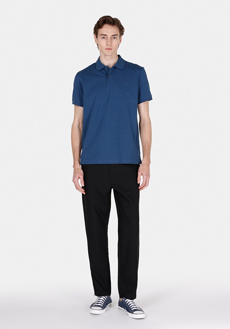 Показати інформацію про Поло З Коротким Рукавом Чоловіче Блакитне  Cl1073960