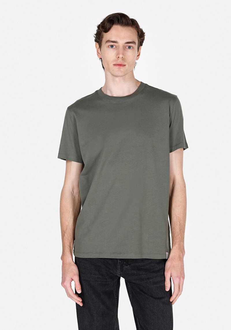 Зображення Футболка З Коротким Рукавом Чоловіча Зелена  Cl1073961