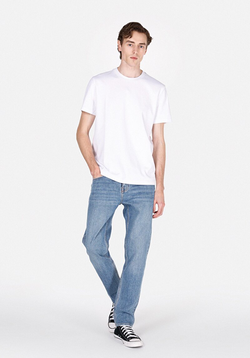 Показати інформацію про Футболка З Коротким Рукавом Чоловіча Біла  Cl1073963