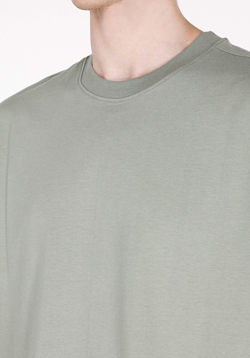 Показати інформацію про Футболка З Коротким Рукавом Чоловіча Зелена  Cl1073965