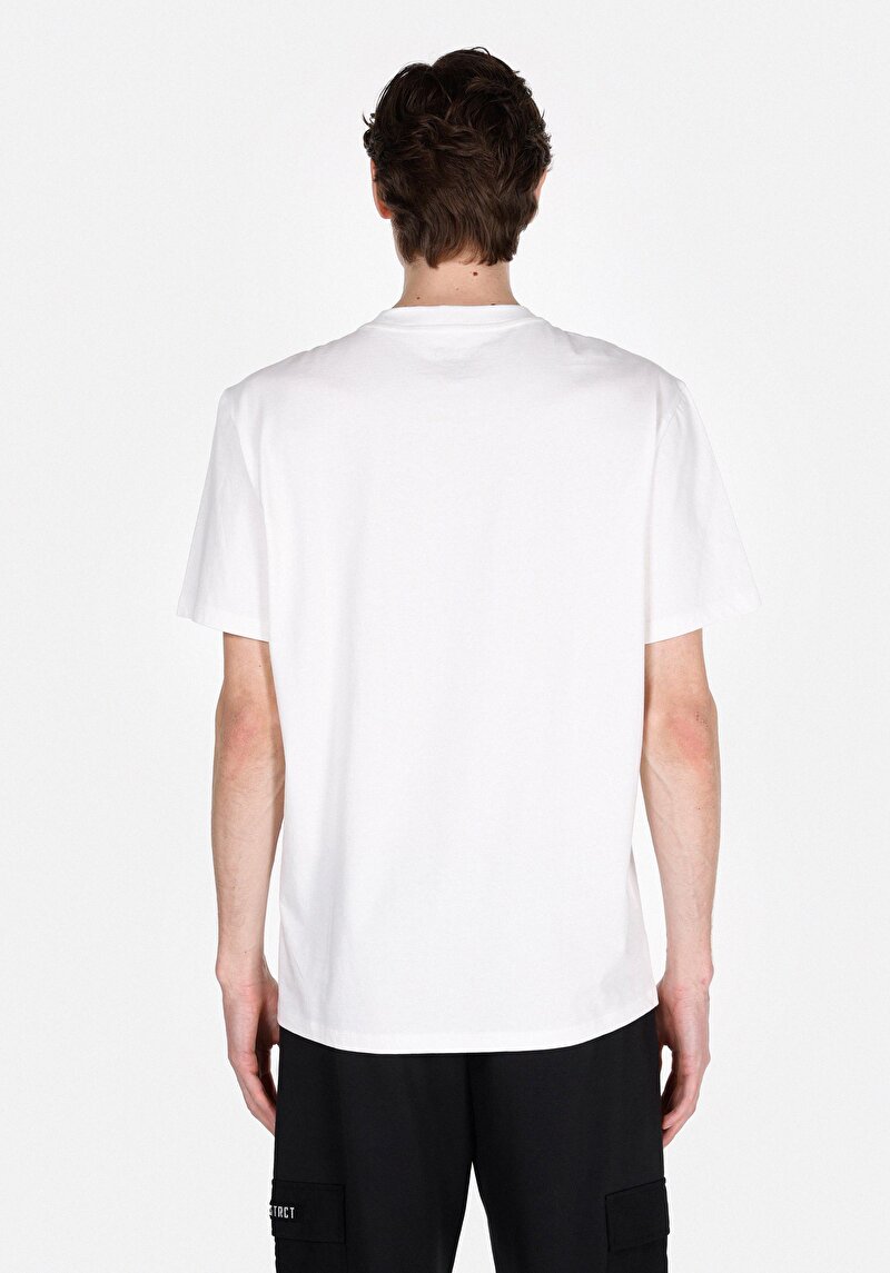 Показати інформацію про Футболка З Коротким Рукавом Чоловіча Біла  Cl1074215