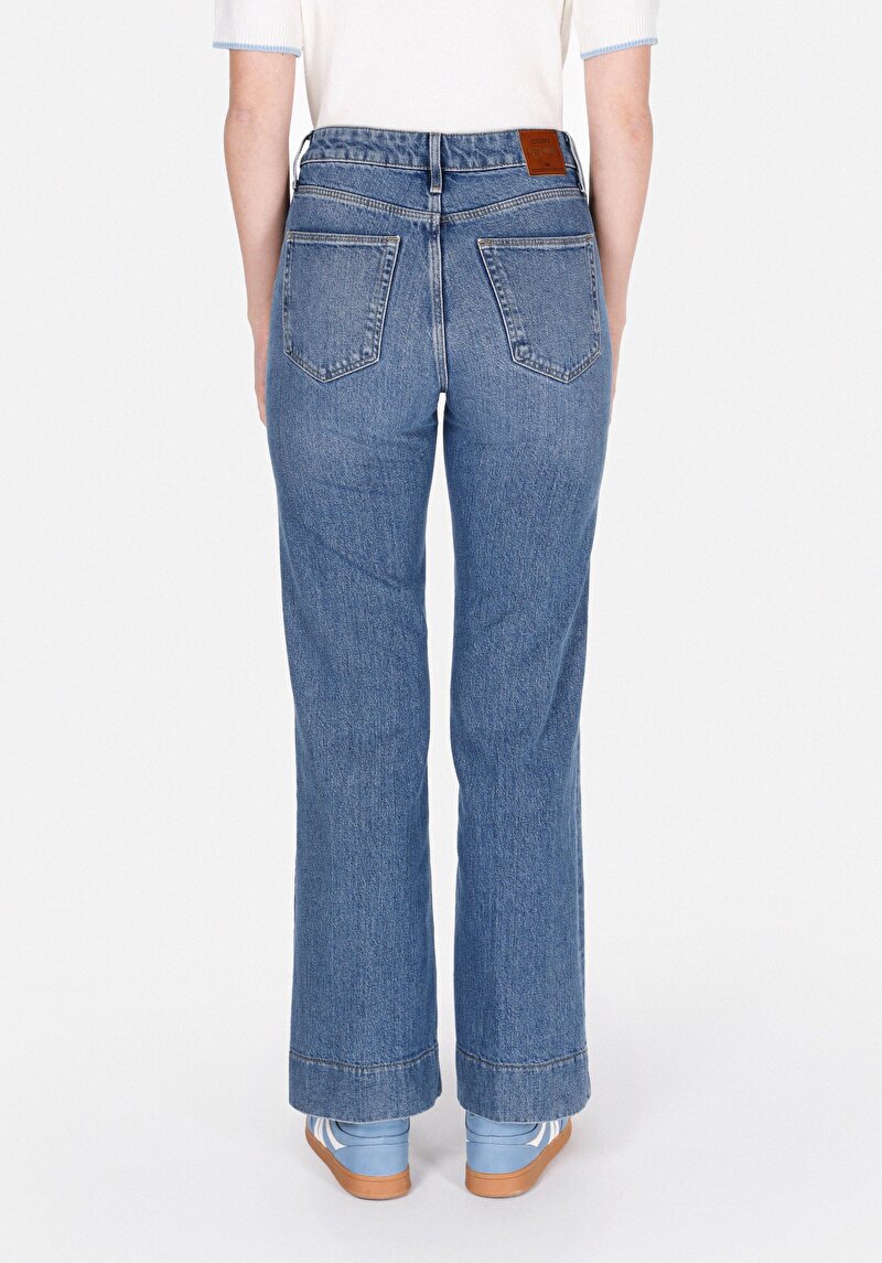 Зображення 793 Monica Джинси Жіночі Блакитні Класичного Крою Cl1074394